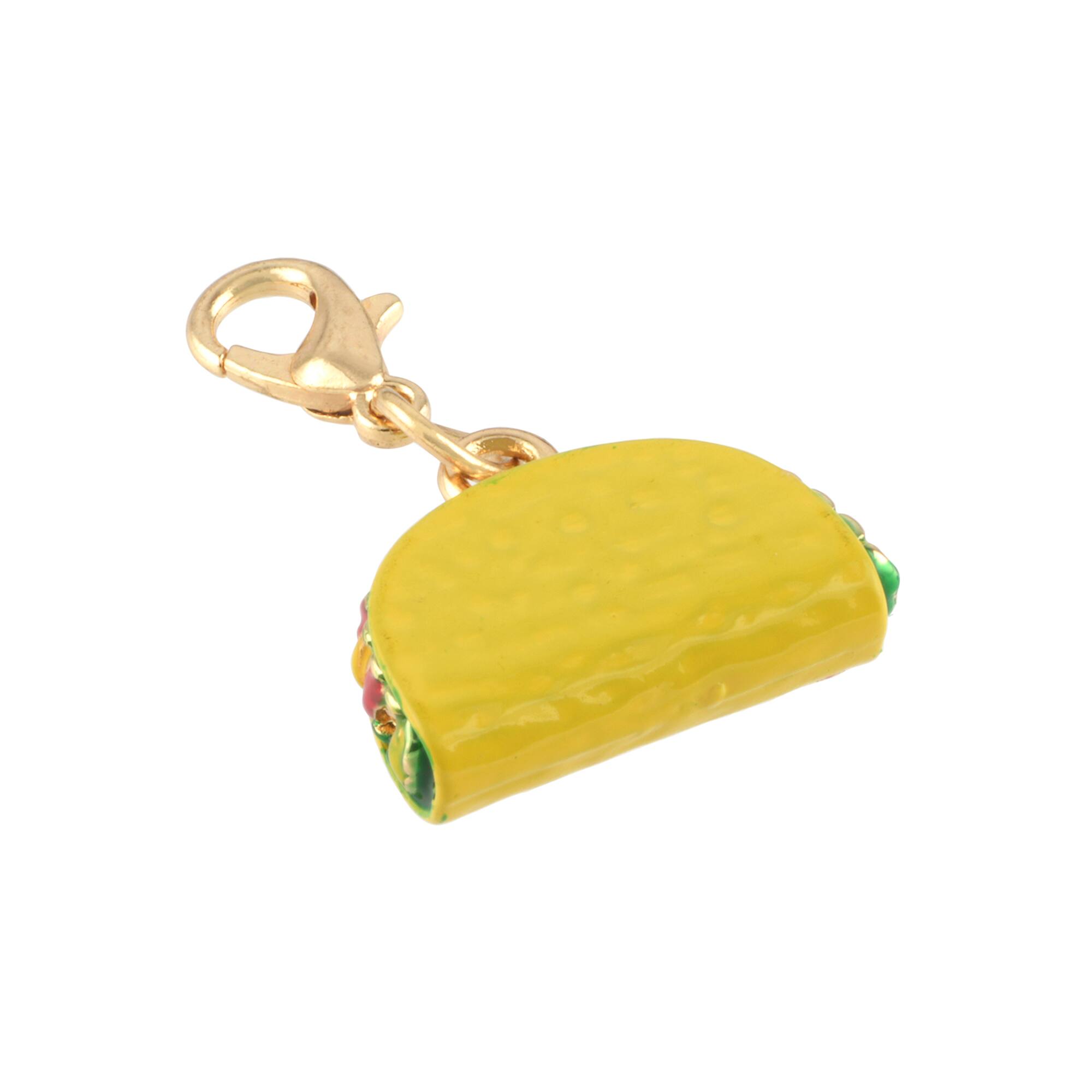 12 Pack: Taco Charm by Bead Landing™